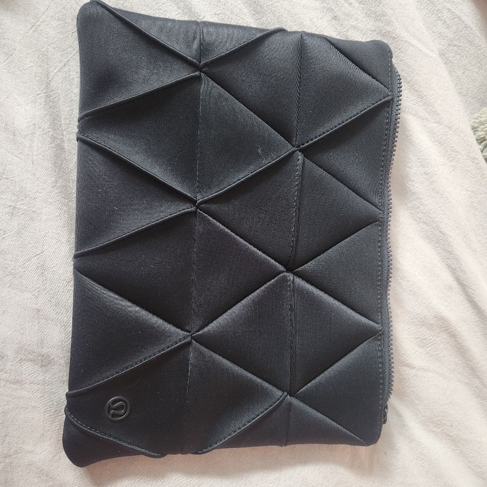 Black Quilted Pouch